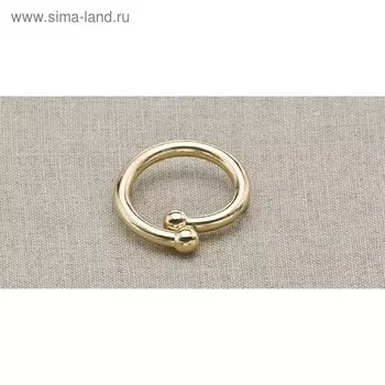 Пуговица металлическая, цвет золото