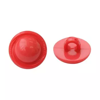 Пуговица на ножке, 11,5 мм (144 коралловый), 72 шт