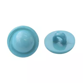 Пуговица на ножке, 11,5 мм (210 голубой), 72 шт