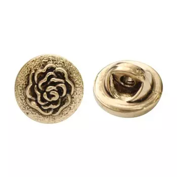 Пуговица на ножке, 11 мм (AG), 72 шт