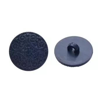 Пуговица на ножке, 22 мм (220 синий), 36 шт