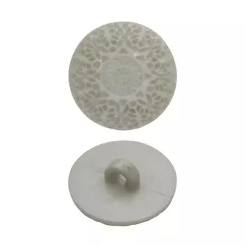 Пуговица на ножке, 22 мм (301 серый), 36 шт