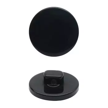 Пуговица на ножке 24L (C580 чёрный), 144 шт