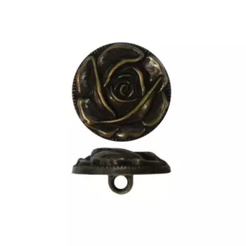 Пуговица на ножке, 25 мм (AB), 24 шт