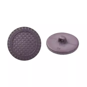 Пуговица на ножке, 28 мм (18-3812 сиреневый), 36 шт