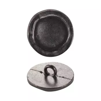 Пуговица на ножке ч.ник.мет., 12 шт