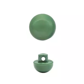 Пуговица на ножке перламутр 10 мм (20 тёмно-зелёный), 72 шт