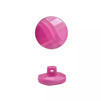Пуговица на ножке перламутр 13 мм (12 розовый), 72 шт
