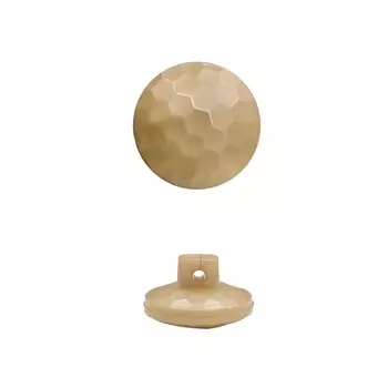 Пуговица на ножке перламутр 13 мм (34 бежевый), 72 шт