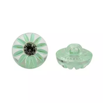 Пуговица на ножке со стразом 20L (13), 50 шт