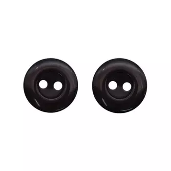 Пуговица на прокол 18L (C868 коричневый), 100 шт