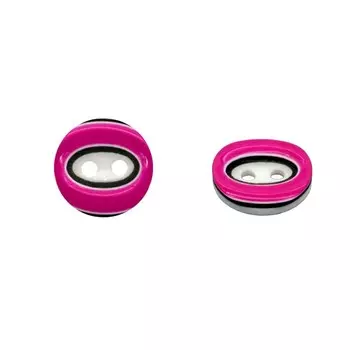 Пуговица на прокол 20L (розовый), 144 шт