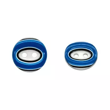 Пуговица на прокол 20L (синий), 144 шт