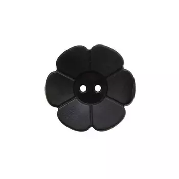 Пуговица на прокол, 40L (чёрный), 72 шт