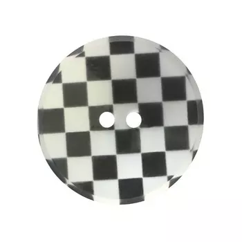 Пуговица пальтовая (чёрный), 24 шт