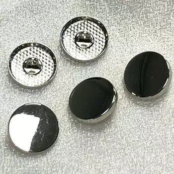 Пуговица, размер 25 мм, цвет серебро