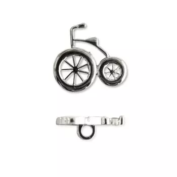 Пуговица «Велосипед», 21 мм (S), 72 шт