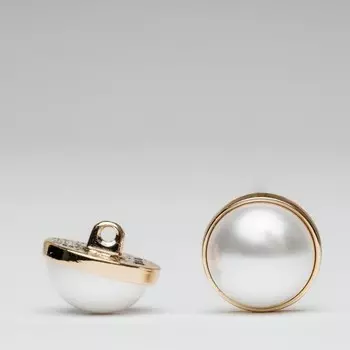 Пуговица «Жемчужина» маленькая, размер 16 мм