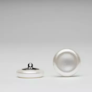 Пуговица «Жемчужная», размер 18 мм