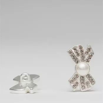 Пуговица «Жемчужный бантик», размер 20 мм