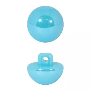 Пуговицы 10 мм (бирюзовый), 24 шт