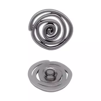 Пуговицы 10 мм (мат. никель), 5 шт