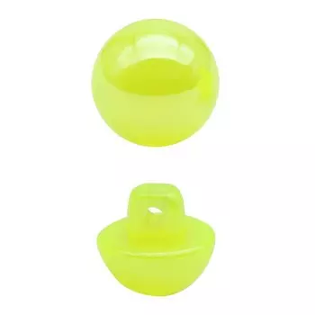 Пуговицы 11 мм (лимонный), 25 шт