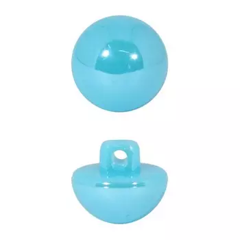 Пуговицы 12 мм (бирюзовый), 24 шт