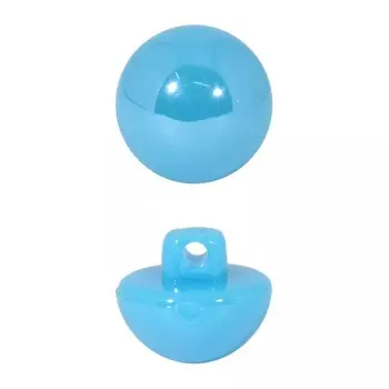 Пуговицы 12 мм (голубой), 24 шт