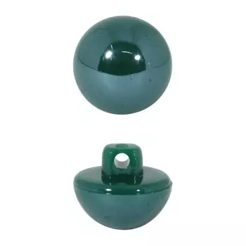 Пуговицы 12 мм (тёмно-зелёный), 24 шт