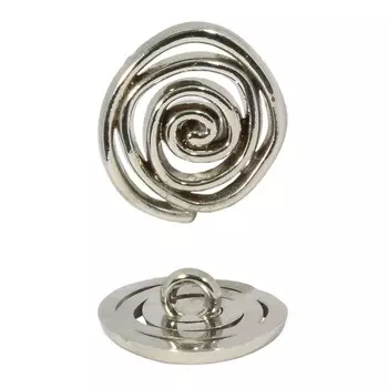 Пуговицы 14 мм (никель), 5 шт