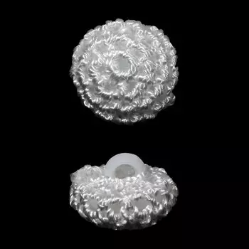 Пуговицы 15 мм (белый), 6 шт