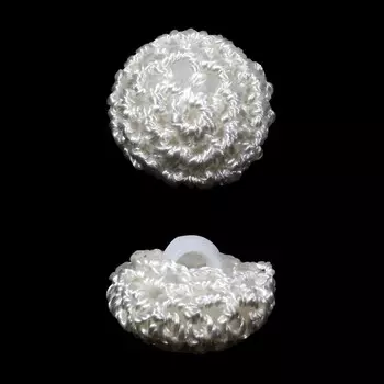 Пуговицы 15 мм (молочный), 6 шт