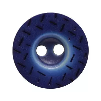 Пуговицы 15 мм на прокол (тёмно-синий), 24 шт