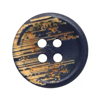 Пуговицы 15 мм (тёмно-синий), 48 шт