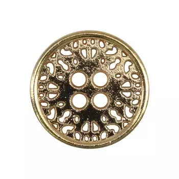 Пуговицы 18 мм (золото), 6 шт