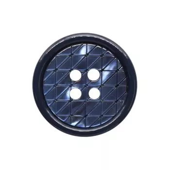 Пуговицы 20 мм (синий), 12 шт