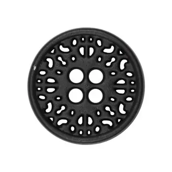 Пуговицы 21 мм (чёрный), 6 шт