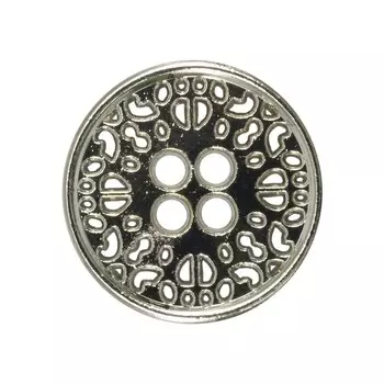 Пуговицы 21 мм (никель), 6 шт