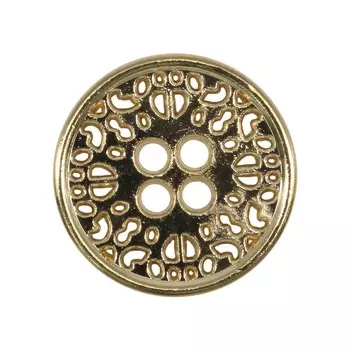 Пуговицы 21 мм (золото), 6 шт