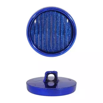 Пуговицы 23 мм на ножке (синий), 24 шт