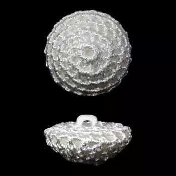 Пуговицы 25 мм (белый), 4 шт