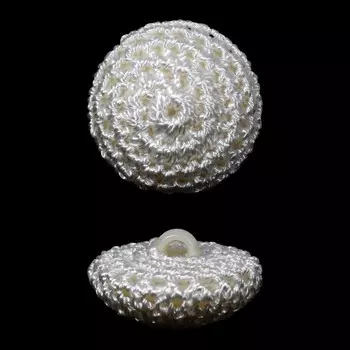 Пуговицы 25 мм (молочный), 4 шт