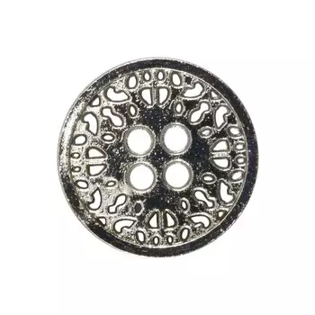 Пуговицы 25 мм (никель), 5 шт