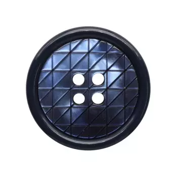 Пуговицы 25 мм (синий), 12 шт