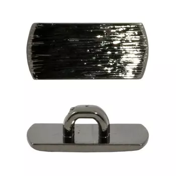 Пуговицы 2,2x1см (серебро), 6 шт