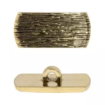Пуговицы 2,5x1,2см (золото), 6 шт