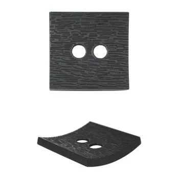 Пуговицы 35 мм (металл) (чёрный никель), 6 шт