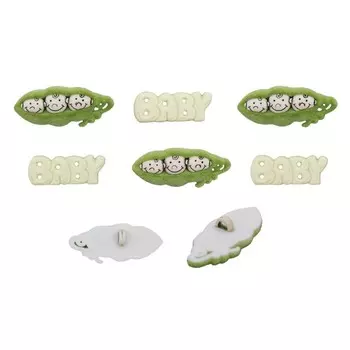 Пуговицы-фигурки Dress It Up «Горох»