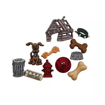 Пуговицы-фигурки Dress It Up «Собачка»